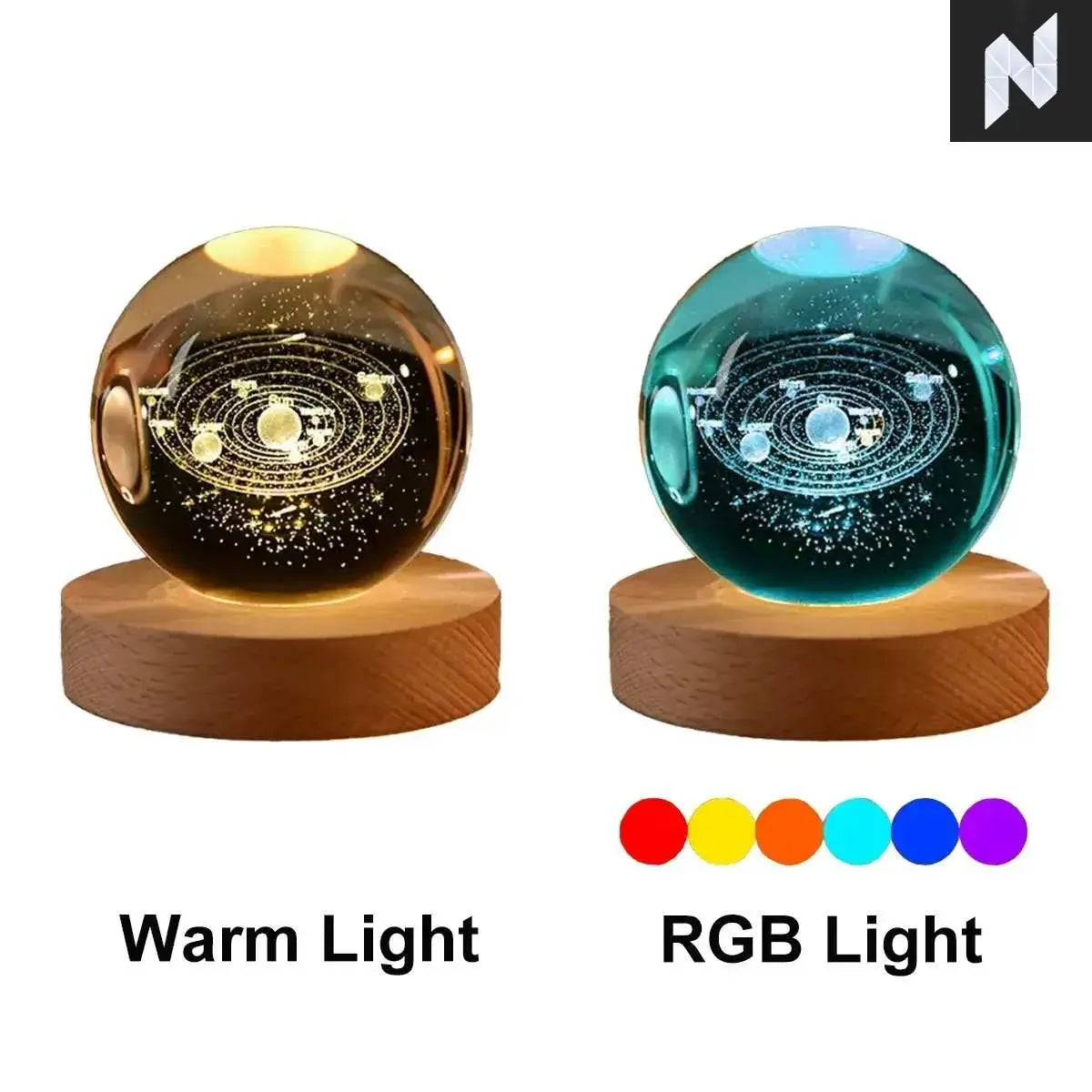 3D Moon lamp Novo Style Lamp