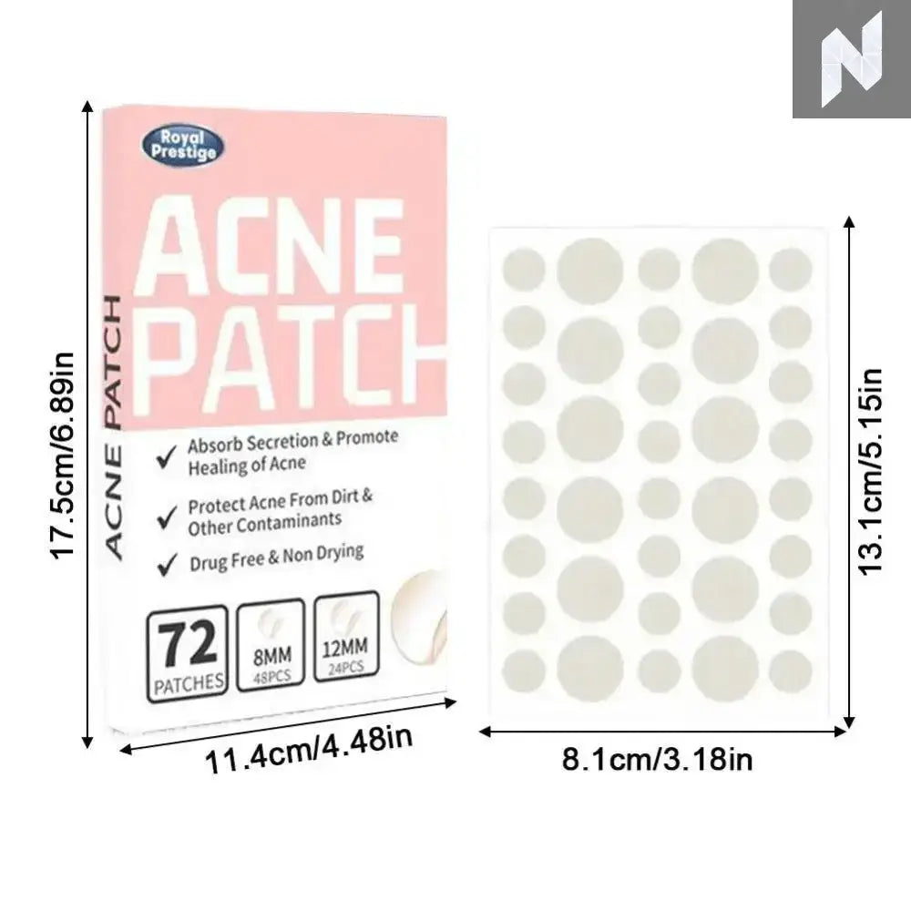 ClearSkin Hydrocolloid Acne Patches – Invisible & Healing Novo Style acne