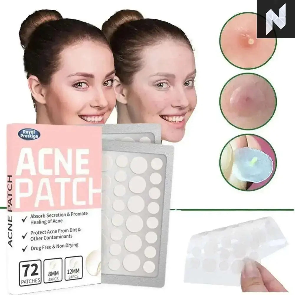 ClearSkin Hydrocolloid Acne Patches – Invisible & Healing Novo Style acne