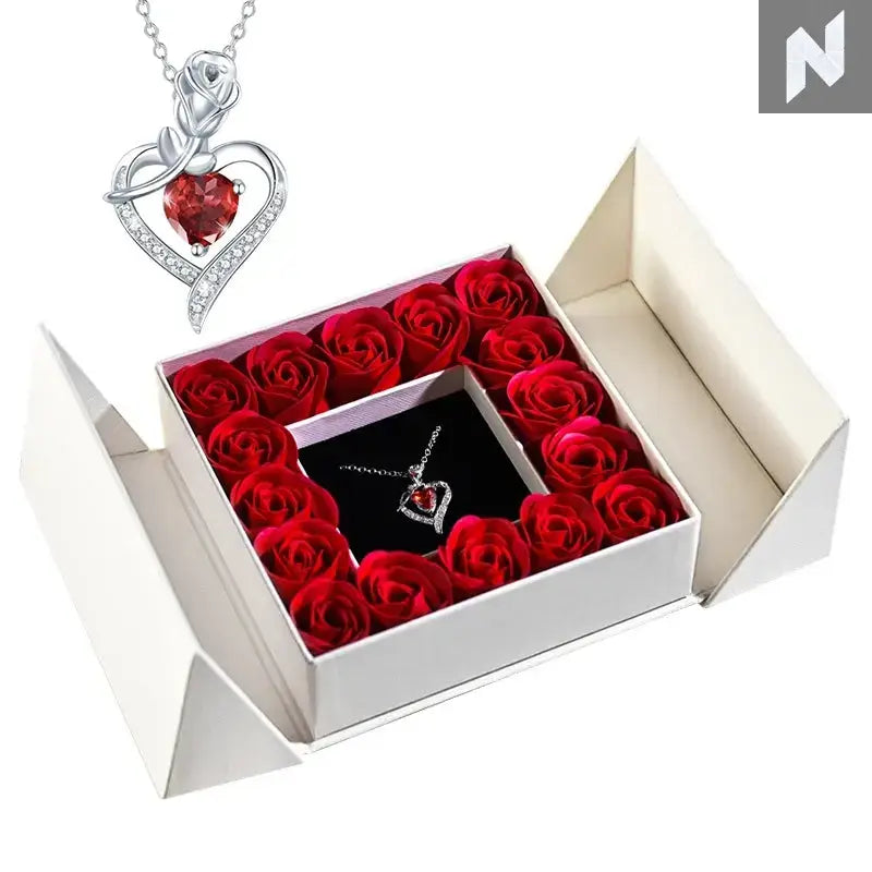 Eternal Rose Necklace & Pendant – A Gift of Timeless Beauty Novo Style Necklace & Pendant