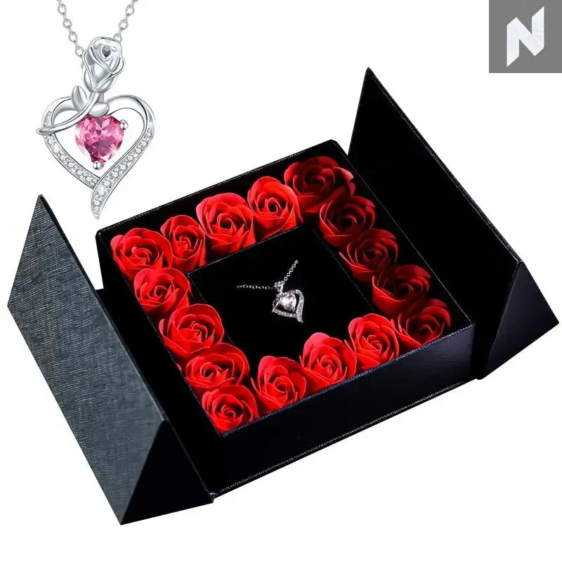 Eternal Rose Necklace & Pendant – A Gift of Timeless Beauty Novo Style Necklace & Pendant