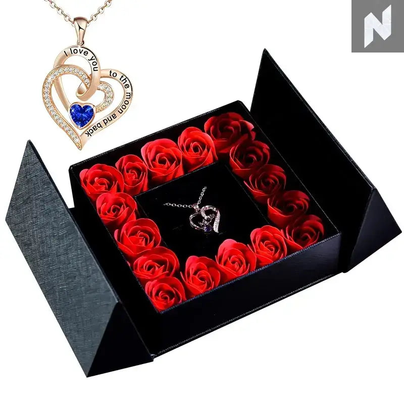 Eternal Rose Necklace & Pendant – A Gift of Timeless Beauty Novo Style Necklace & Pendant