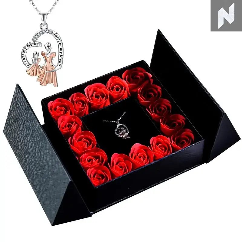 Eternal Rose Necklace & Pendant – A Gift of Timeless Beauty Novo Style Necklace & Pendant