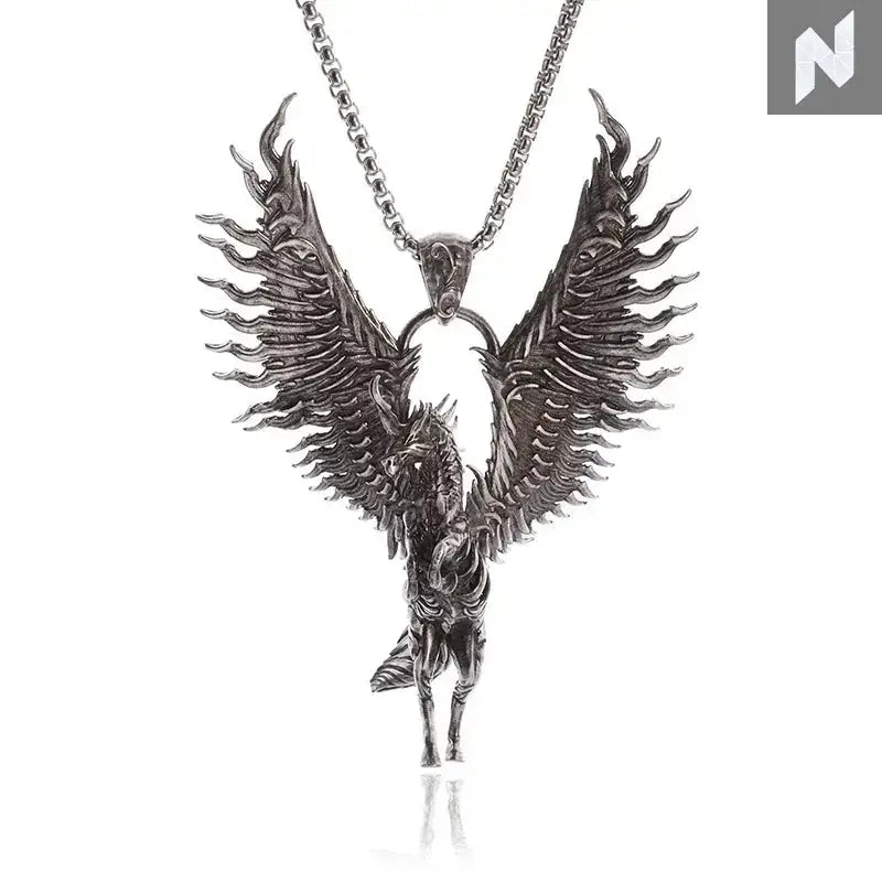 Guardian Angel Wings Cross Pendant Necklace Novo Style Necklace & Pendant