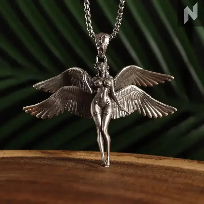 Guardian Angel Wings Cross Pendant Necklace Novo Style Necklace & Pendant