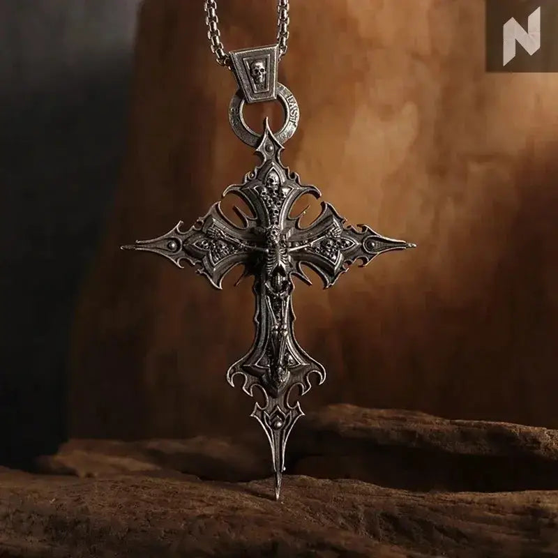 Guardian Angel Wings Cross Pendant Necklace Novo Style Necklace & Pendant