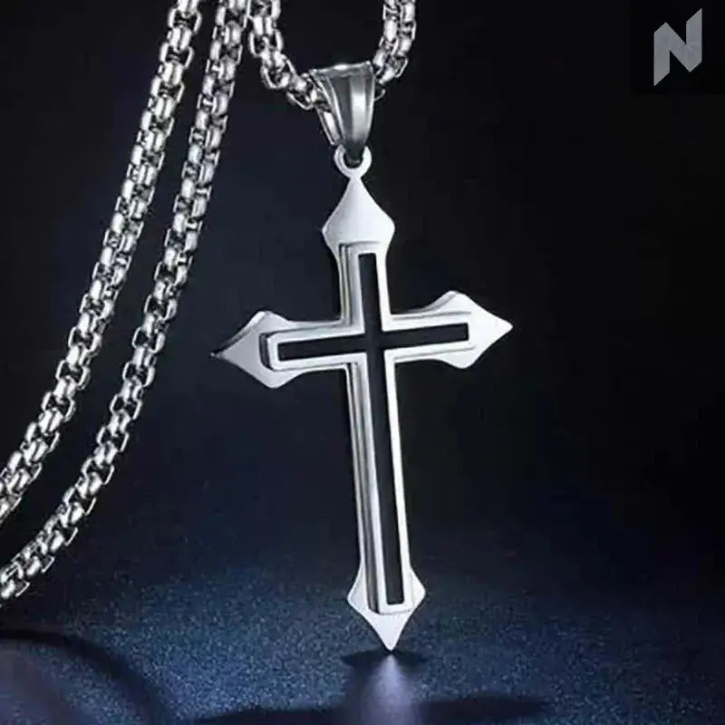 Guardian Angel Wings Cross Pendant Necklace Novo Style Necklace & Pendant