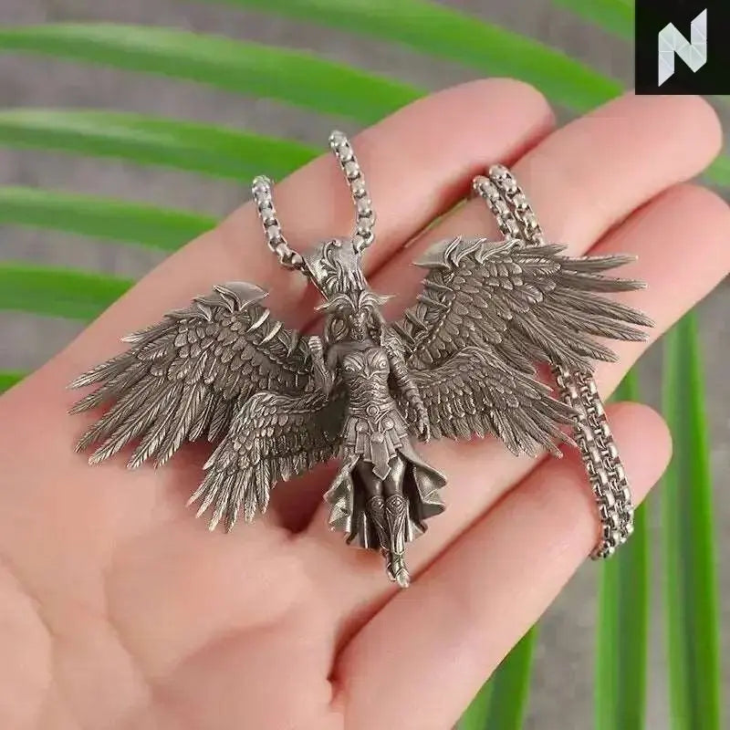 Guardian Angel Wings Cross Pendant Necklace Novo Style Necklace & Pendant