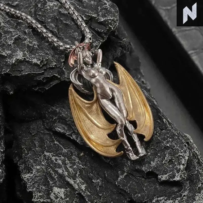 Guardian Angel Wings Cross Pendant Necklace Novo Style Necklace & Pendant