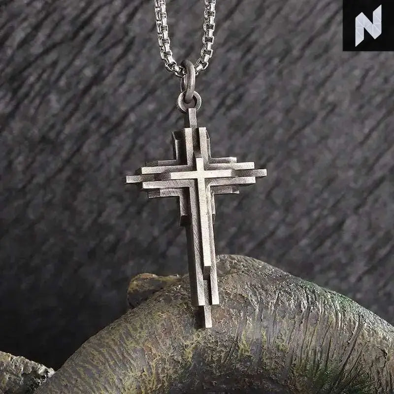 Guardian Angel Wings Cross Pendant Necklace Novo Style Necklace & Pendant