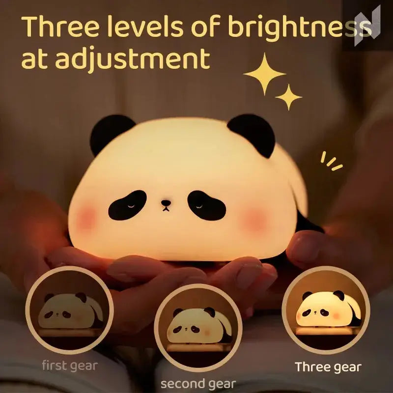 Lazy panda lamp Novo Style Night Lights & Ambient Lightin