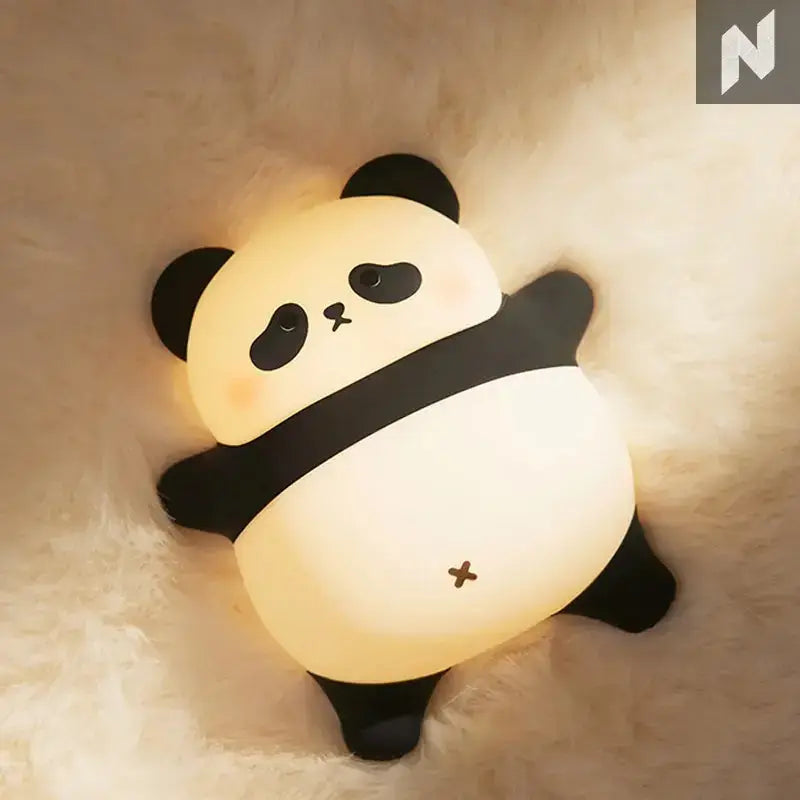 Lazy panda lamp Novo Style Night Lights & Ambient Lightin