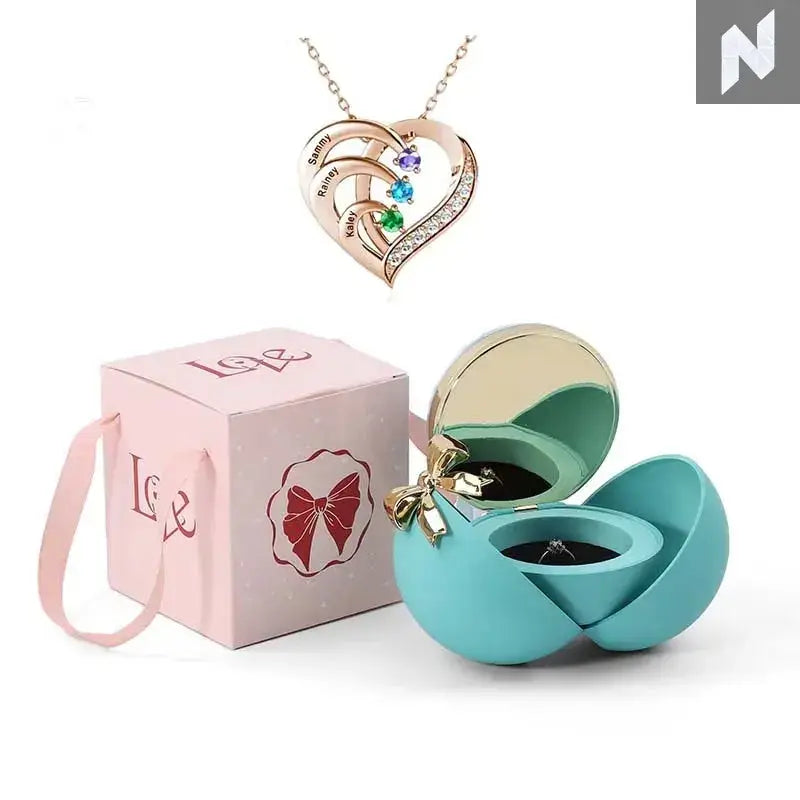 Luxury Rose Flower Ring Box – Make Your Proposal Unforgettable Novo Style Rings