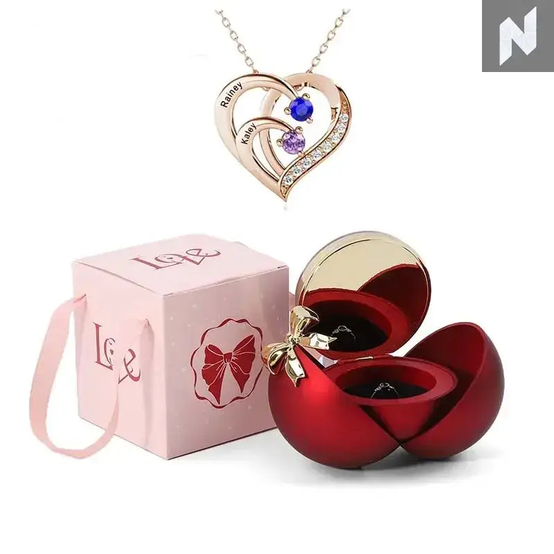 Luxury Rose Flower Ring Box – Make Your Proposal Unforgettable Novo Style Rings