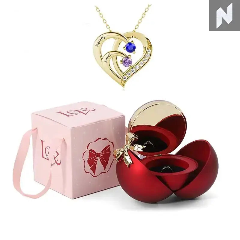 Luxury Rose Flower Ring Box – Make Your Proposal Unforgettable Novo Style Rings