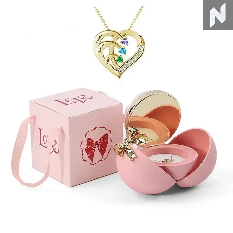 Luxury Rose Flower Ring Box – Make Your Proposal Unforgettable Novo Style Rings