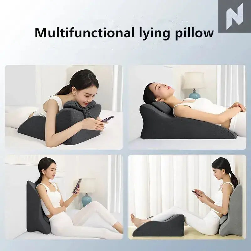 Multifunctional Memory Foam Wedge Pillow – Ergonomic Comfort for Rest, Reading & Recovery Novo Style Pillow