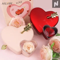 Romantic Heart-Piercing Rose Jewelry Box – A Timeless Valentine’s Keepsake Novo Style Jewelry Boxes