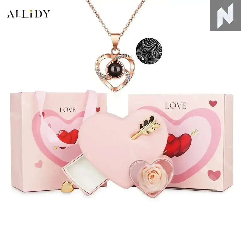 Romantic Heart-Piercing Rose Jewelry Box – A Timeless Valentine’s Keepsake Novo Style Jewelry Boxes