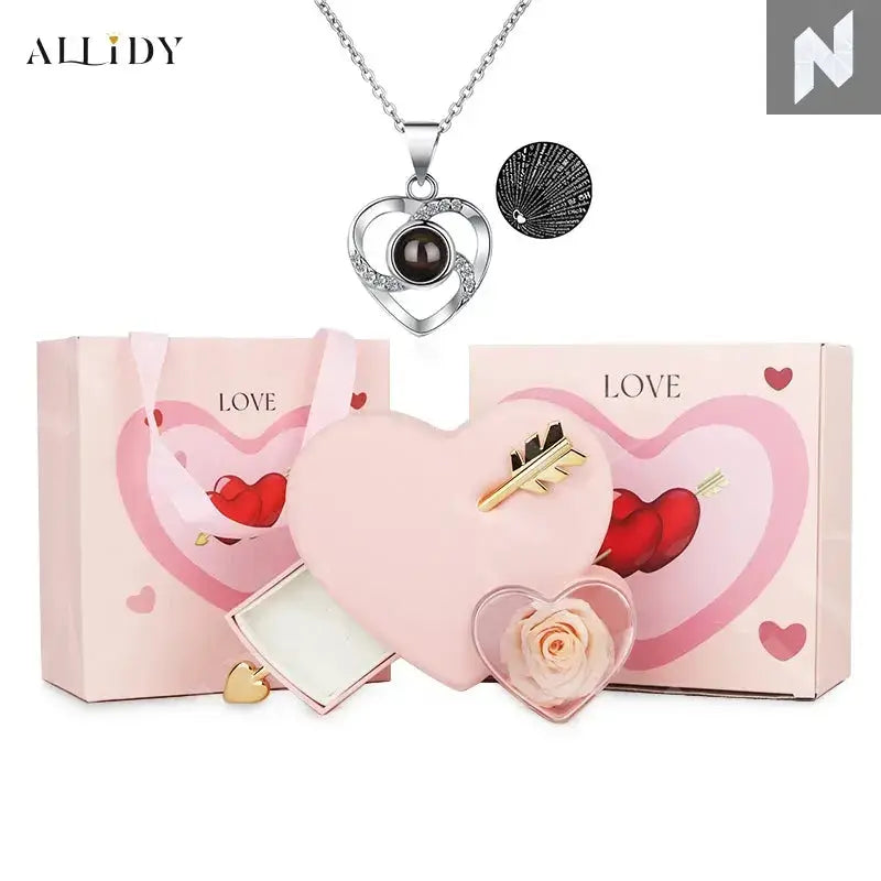 Romantic Heart-Piercing Rose Jewelry Box – A Timeless Valentine’s Keepsake Novo Style Jewelry Boxes