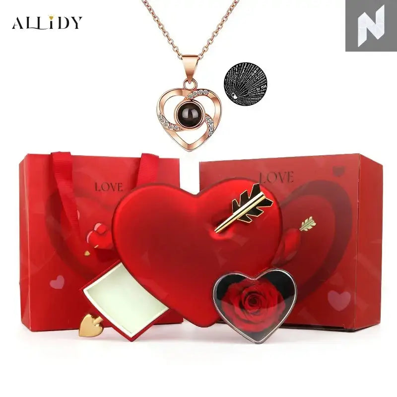 Romantic Heart-Piercing Rose Jewelry Box – A Timeless Valentine’s Keepsake Novo Style Jewelry Boxes