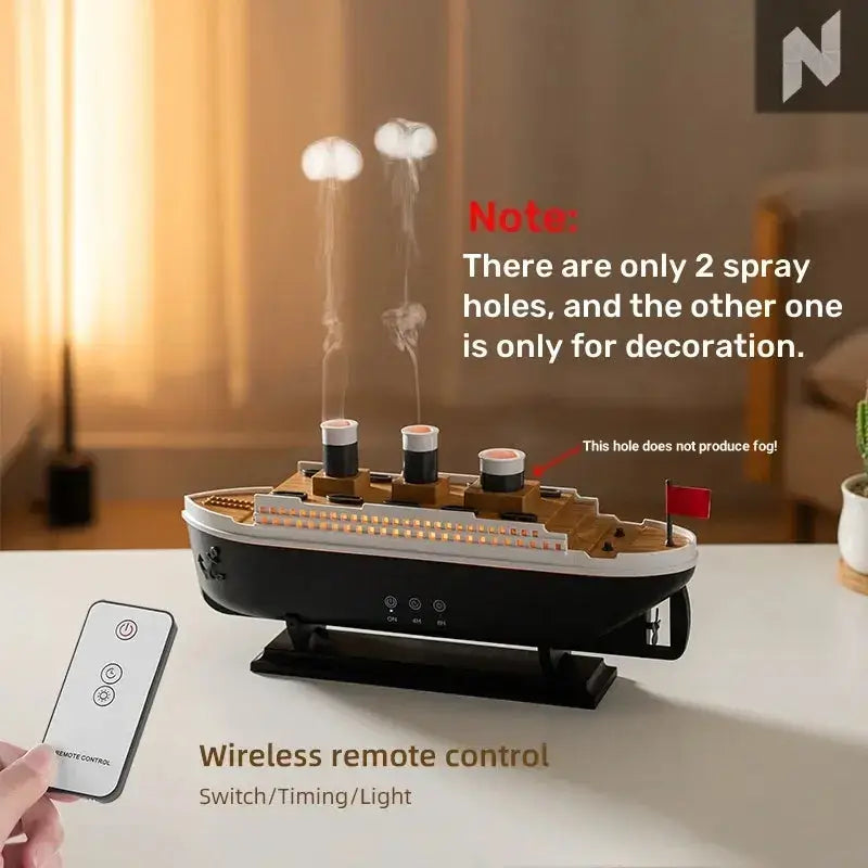 Titanic Ship Air Humidifier: Elegant Décor Meets Fresh Air Novo Style Humidifiers