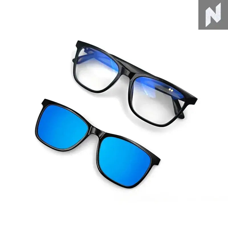 Voice-Activated Smart Shades w/Swappable Frames Novo Style Smart Glasses